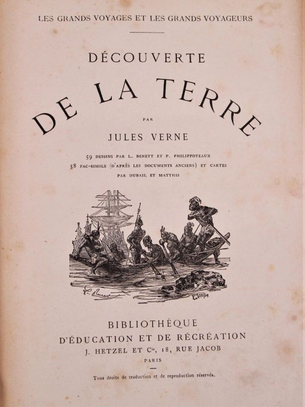 Découverte de la Terre - Jules Verne -  1887
